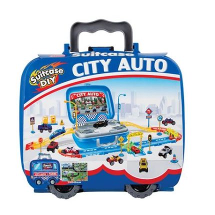 Bulk Pack x 1 Boys Playset Parking Storage City 44pcs Per Pack