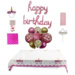 44 Piece Unicorn Theme Birthday /Party Decorations - C