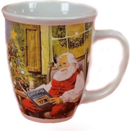 Ceramic Christmas Coffee Cups - 6 Pack