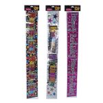 Party Banner Celebration Foil 1.75m (12 Pack)