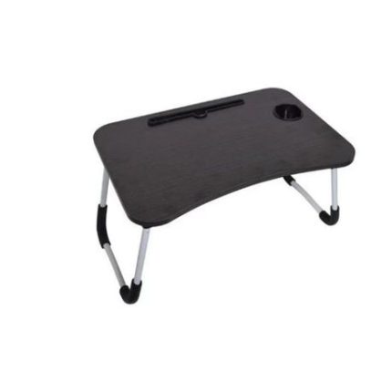 Easy Portable multifunctional Portable Foldable Laptop Stand Desk - Brown, Black
