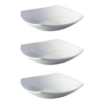 3 Piece Bowl 24x24cm Square Evolution