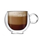 Double Layer Glass Cappuccino Cups -Set of 2