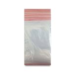 Zip Lock Bag, 100 Piece, Size 100 x 150 mm, 40 mic, Transparent