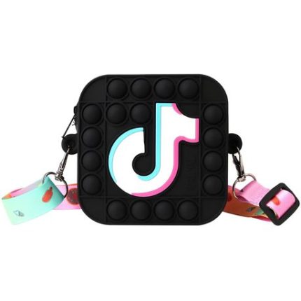 Tik-Tok Pop-IT Shoulder Bag Purse In Fashion Tie Tok Shoulder Bag Pop-It - Pink