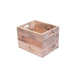 Wooden Storage Crate - L40 x W32 x H28cm