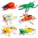 Realistic Big Bugs Figurines Set - 6 Pack