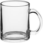 Clear Glass Coffee Mug Set - 2 Pack
