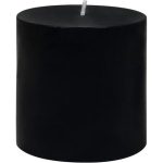 Black Unscented Candles - 3