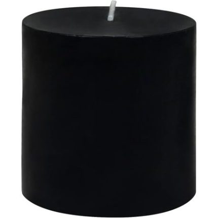 Black Unscented Candles - 3