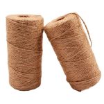 2PC/100m natural 2mm retro braided jute rope