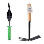Garden Tools Weeder & 2 tin 1 Hand Hoe Set