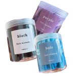 Beauty Hair Bands Set Of 150 - Purple