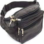 Black Waist Money Bag