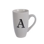 Mug Daily Tall Letter A,400ml (4 Pack)