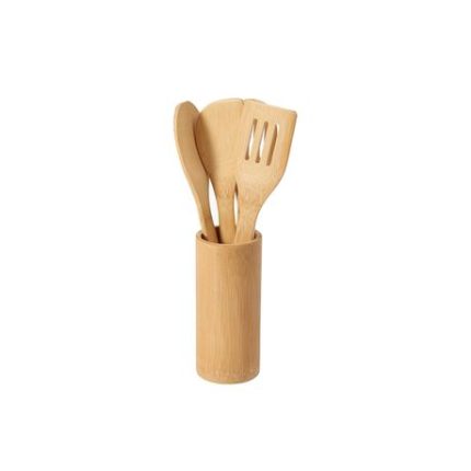 Bamboo Wooden Spoon & Spatula Set - 5 Piece