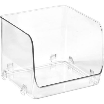 Stackable Clear Bin-Small- x 2