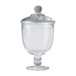 Clear Glass Sweets Jar