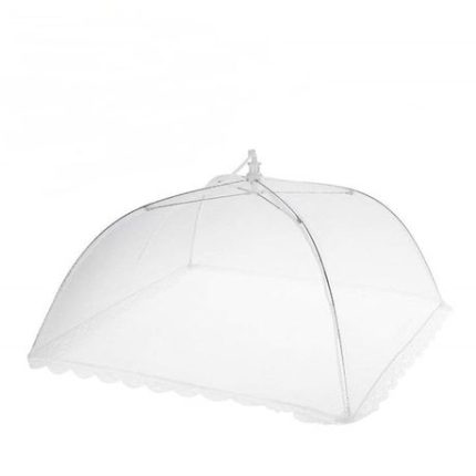 Umbrella Square Food Cover - White