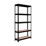 5-Tier Medium-Duty Steel Storage Shelving Unit