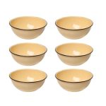 Mixing Enamel Bowl-22cm- Cream