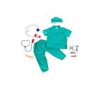 Doctor And Nurse Costume Set - Pretend Role Play Outfit With Accessories