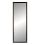 Dark Wood Framed Mirror (940mm x 340mm)