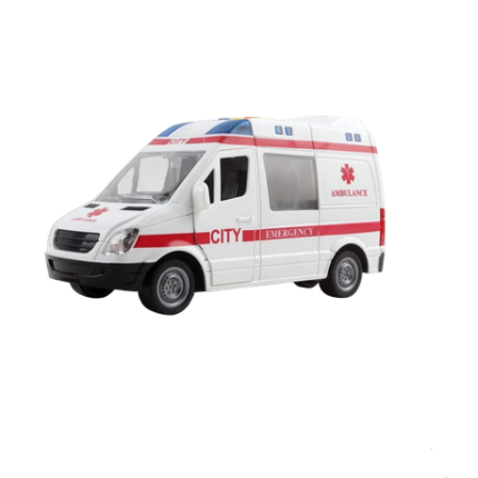 Rescue Ambulance City Car with Lights and Sound