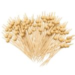 200 Pack - Gourmet Bamboo Skewers - Brown