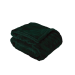Super Soft Faux Fur Throw - Green
