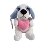 Plush Love Dog With Heart 27cm