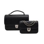 2 Piece Women's Handbag Set - Maroon