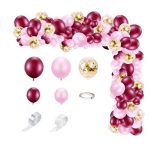 Maroon & Pink Garland Balloon Kit