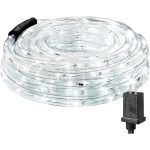 Multi Coloured LED Outdoor Waterproof Clear Tube Rope String Lights - 10 m
