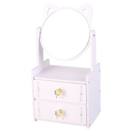 Multi-functional 2 Compartments Jewelery Storage Organizer - White AK-22