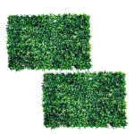 Artificial Ivy Hedge Floor Or Wall Segments - 60x40cm - 2 Pack