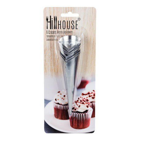 s-pdpxl Hillhouse Cream-Horn-Holders Metal 6 Pieces Per Pack (Pack of 6) - Image 1