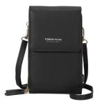 Crossbody Sling Bag 11.5 x 19 x 6cm Cellphone Pouch Touch Screen 9067 - Grey