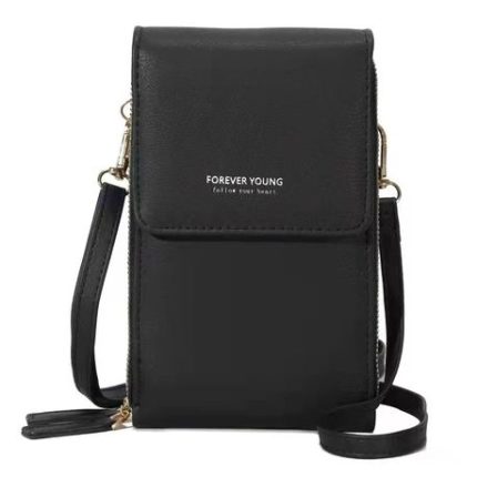 Crossbody Sling Bag 11.5 x 19 x 6cm Cellphone Pouch Touch Screen 9067 - Yellow