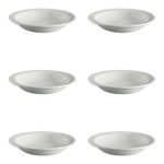 6pc Bowl 21x3cm Soup Plate Blanco Continental - Hotelware