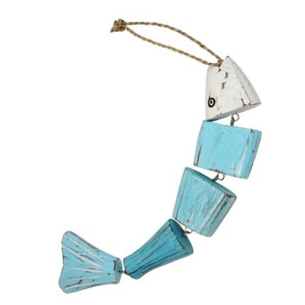 Home Decor Wooden Fish Pendant - 50cm