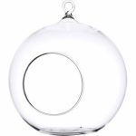 Glass Sphere Bauble Succulent Planter - Candle Holder - Set of 4 - S