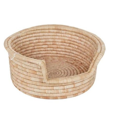 Handmade Natural Pet Bed Basket - M