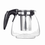 Glass Tea Pot with Stainless Steel Mesh Infuser / Strainer / Filter