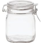 Clear Tight Storage Jars- 2 Pieces