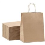 Brown Kraft Bags with Handles for Gifting, Party Favors 210x90x320 10's