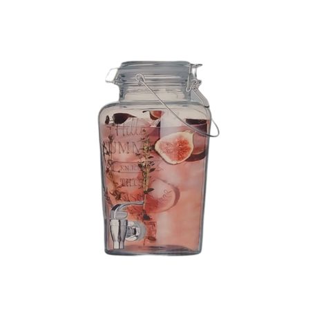 s-pdpxl Glass Beverage Dispenser with Tap - 3L - Image 1