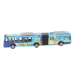 City Bus Model with Flashlight - Set Of 2