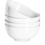 White Ceramic Bowl- 4 Pieces