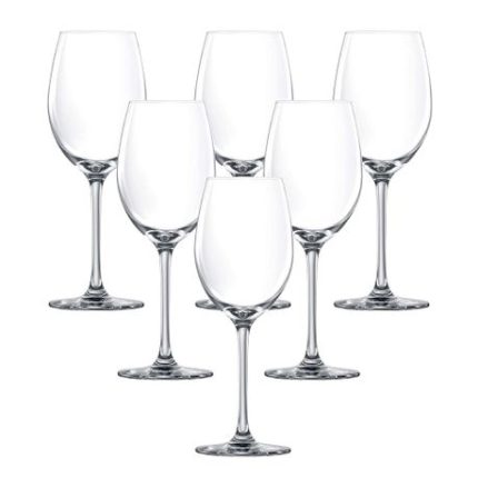 Heavy Duty Red Wine & White Wine Party Glasses - Set of 6